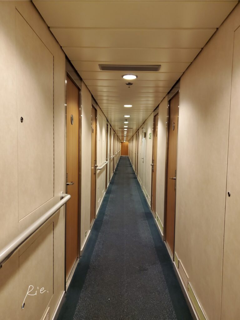 部屋が並ぶエリア