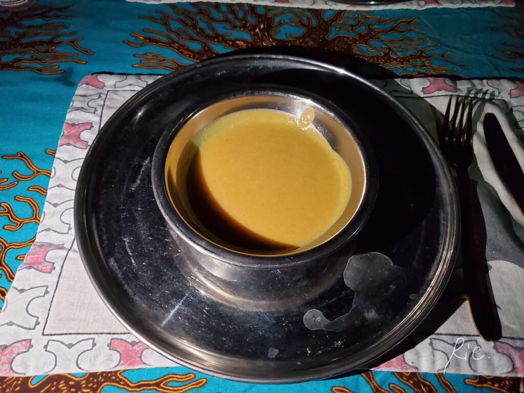 夕食のスープ