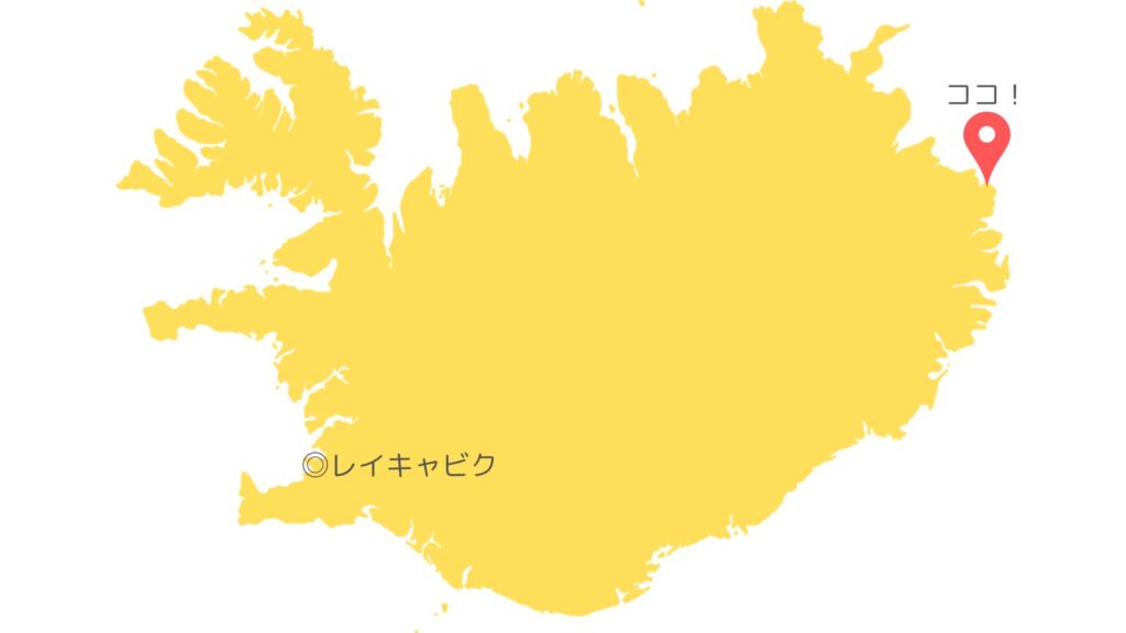 Borgarfjarðarhöfnの場所の図解