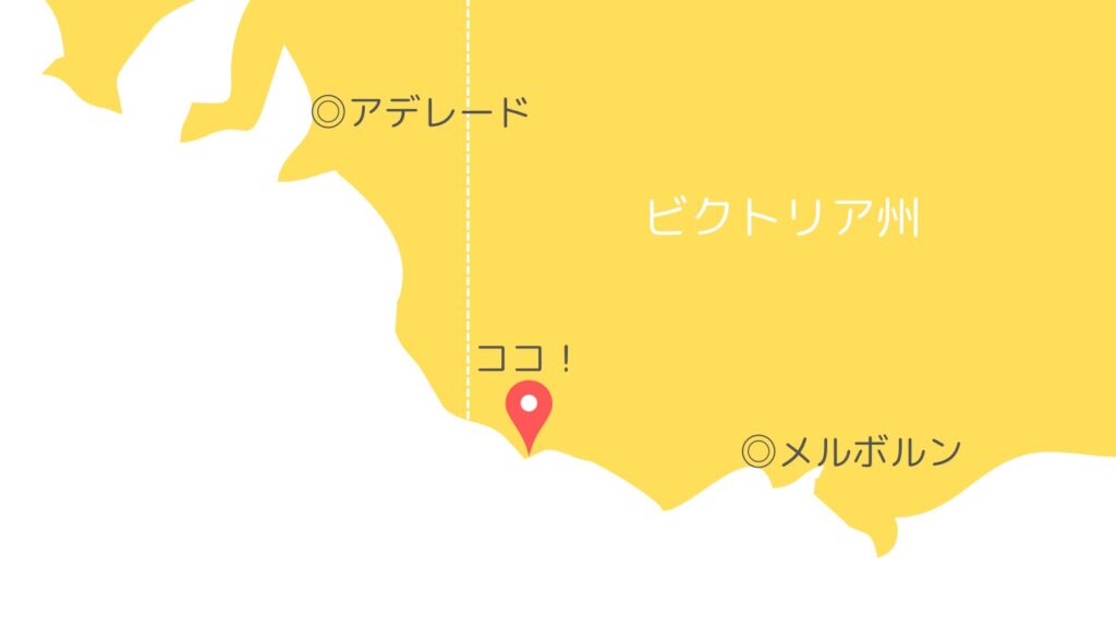 カツオドリコロニーの場所の図解