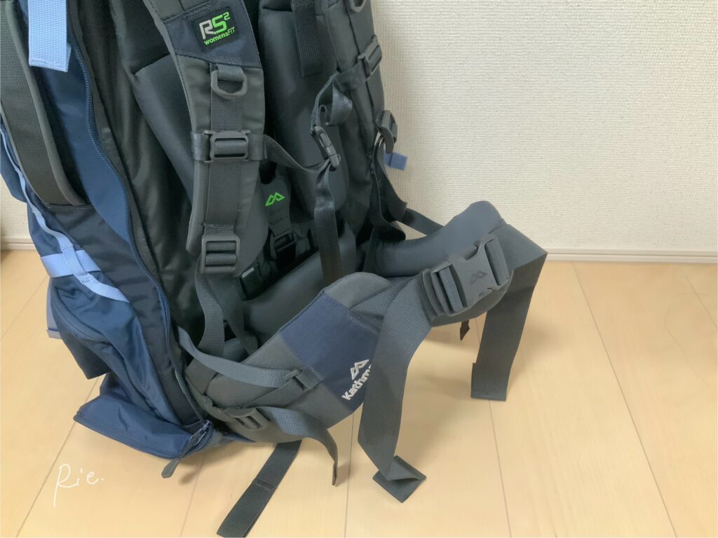 腰ベルトや胸ベルトがあるバックパック