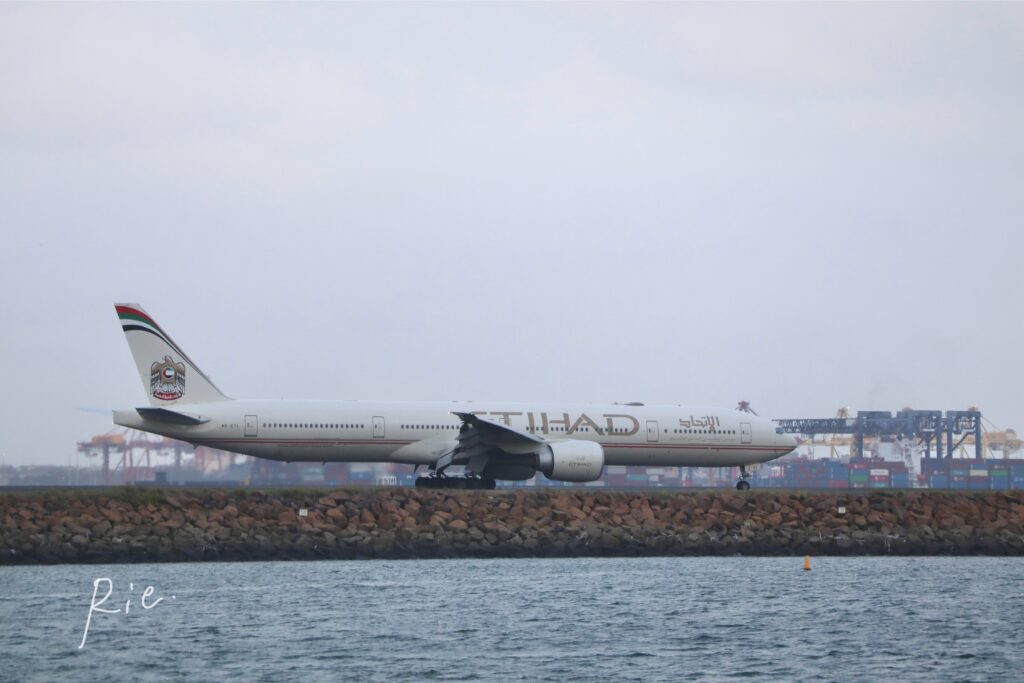 エティハド航空の飛行機