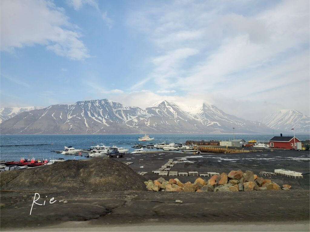 送迎車から見た景色