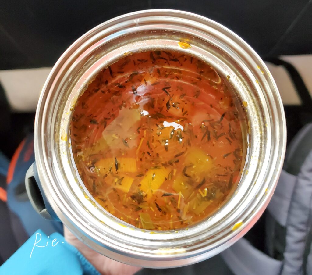 提供されたスープ