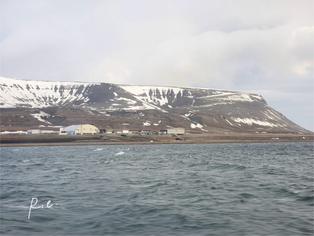 街が見えてきたときの様子