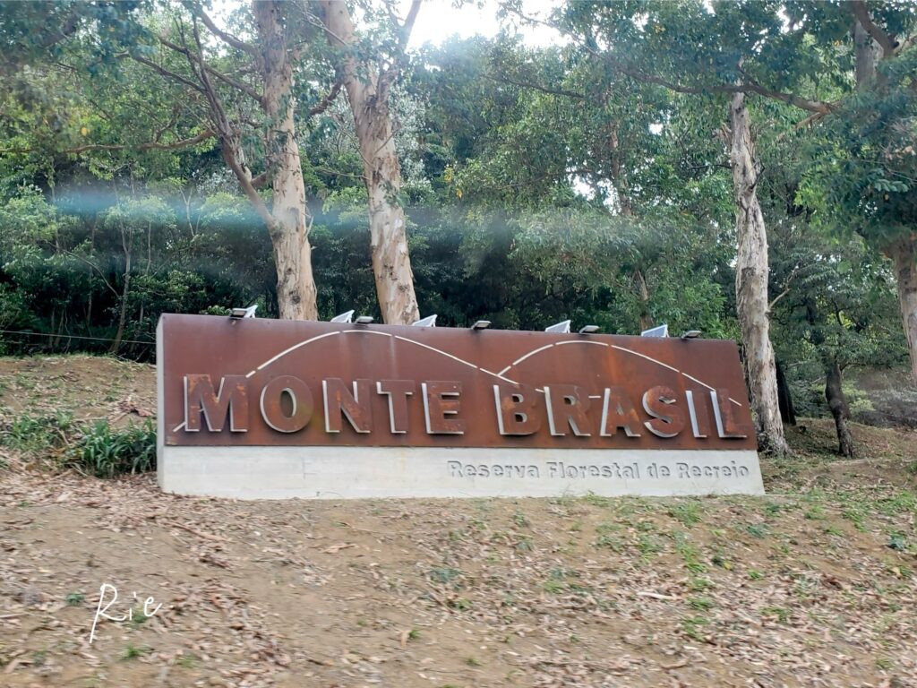 ブラジル山の看板