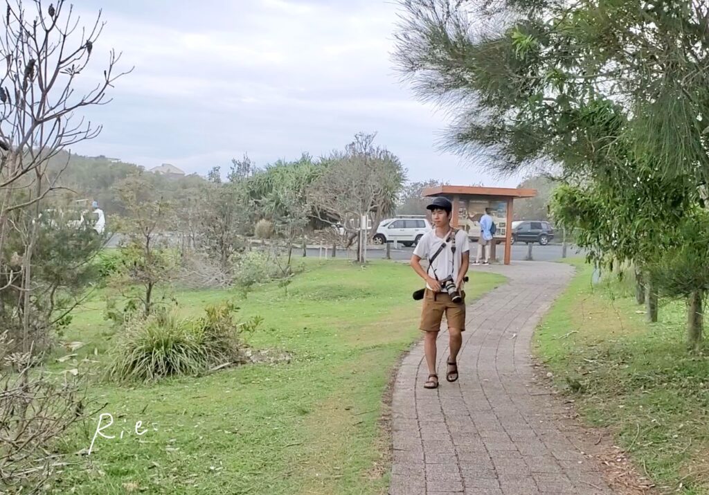 ウォーキングコースのスタート地点