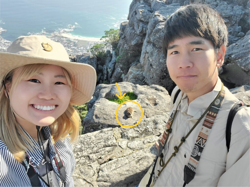 インカメラで撮った動物との自撮り写真②