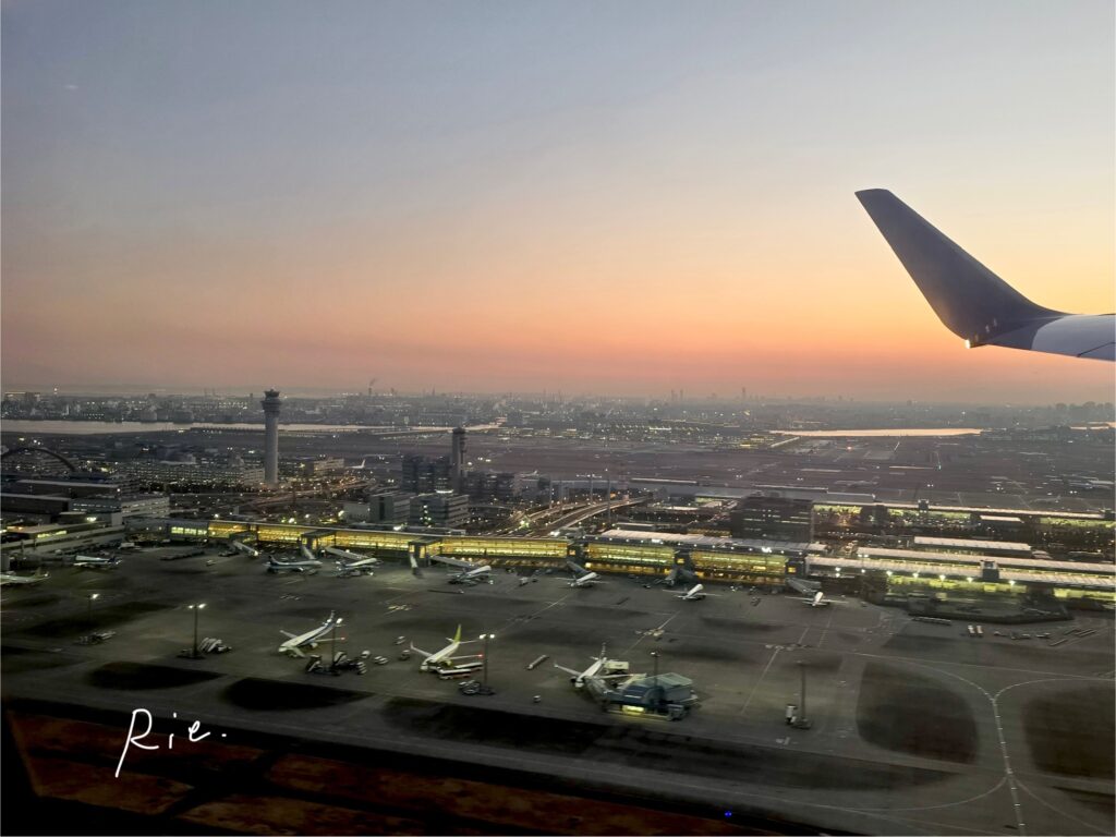 上空から見た羽田空港