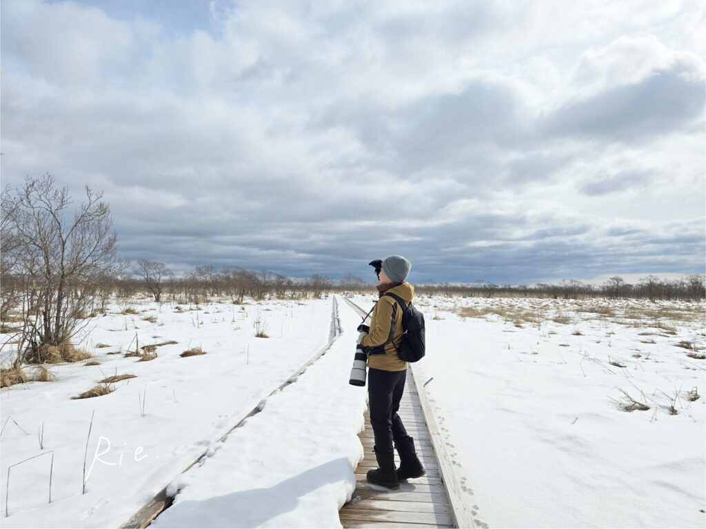 温根内木道散策中