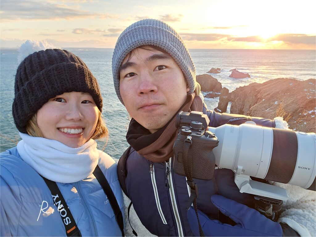 インカメラで撮った自撮り写真(例②)