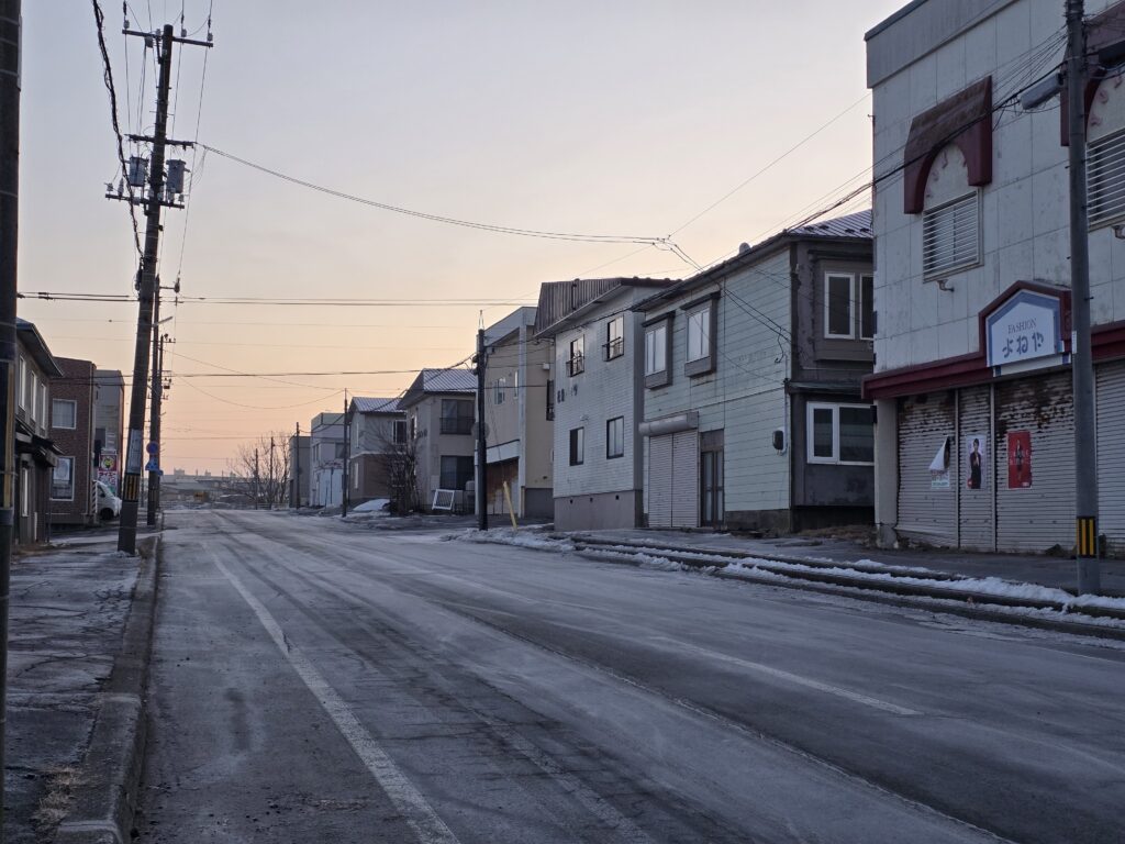 根室の町