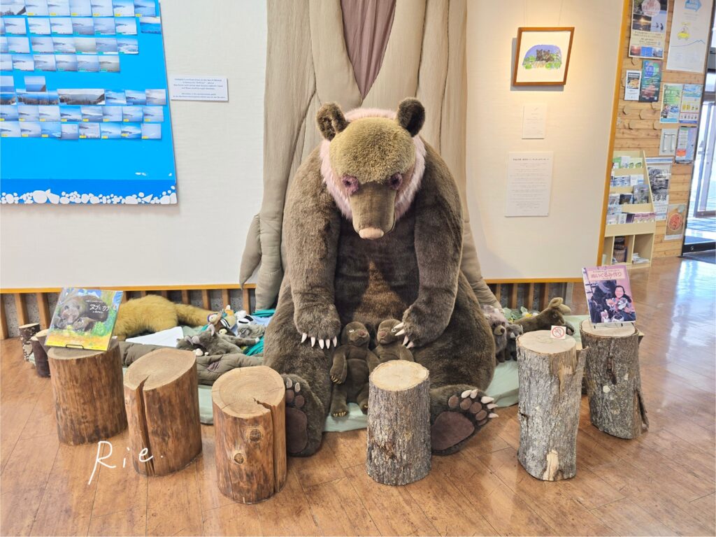 ヒグマのぬいぐるみ