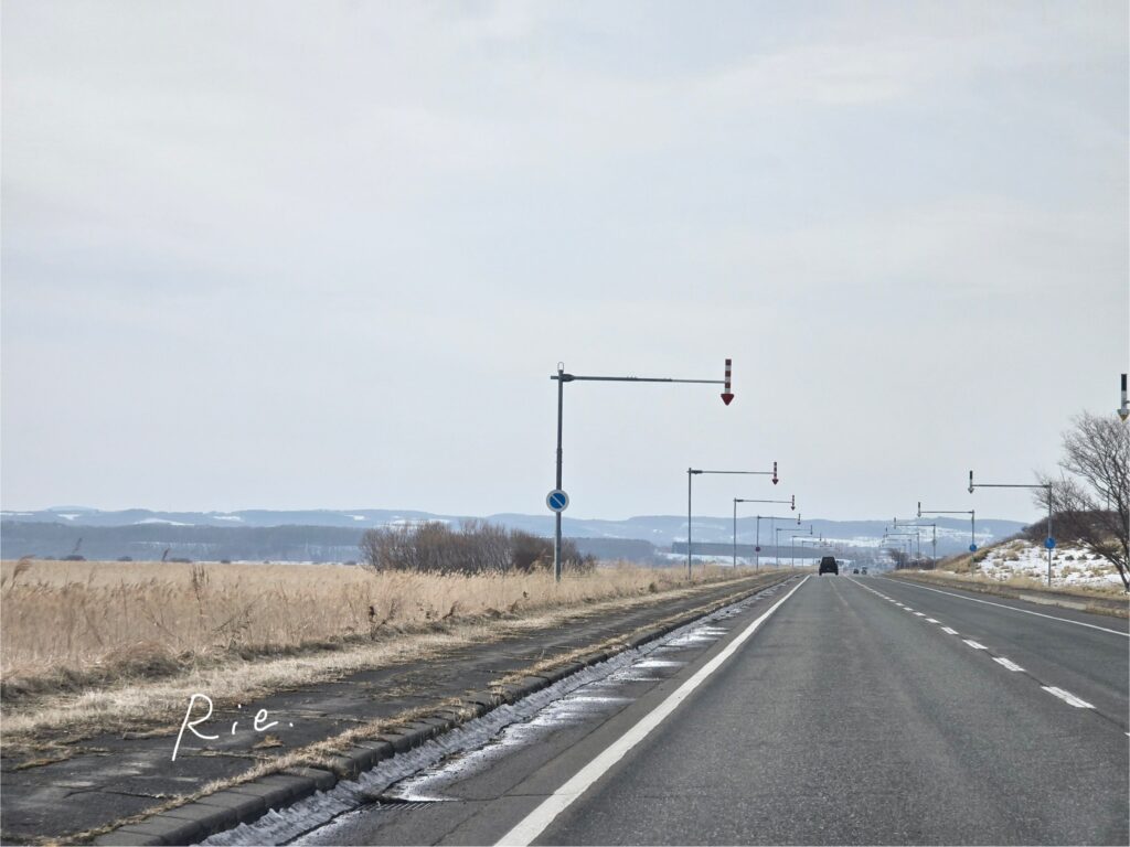 ドライブ中の風景