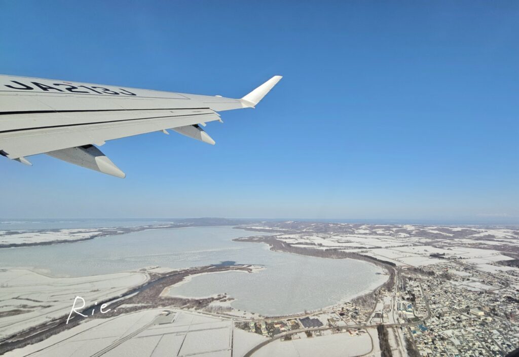 飛行機からの景色